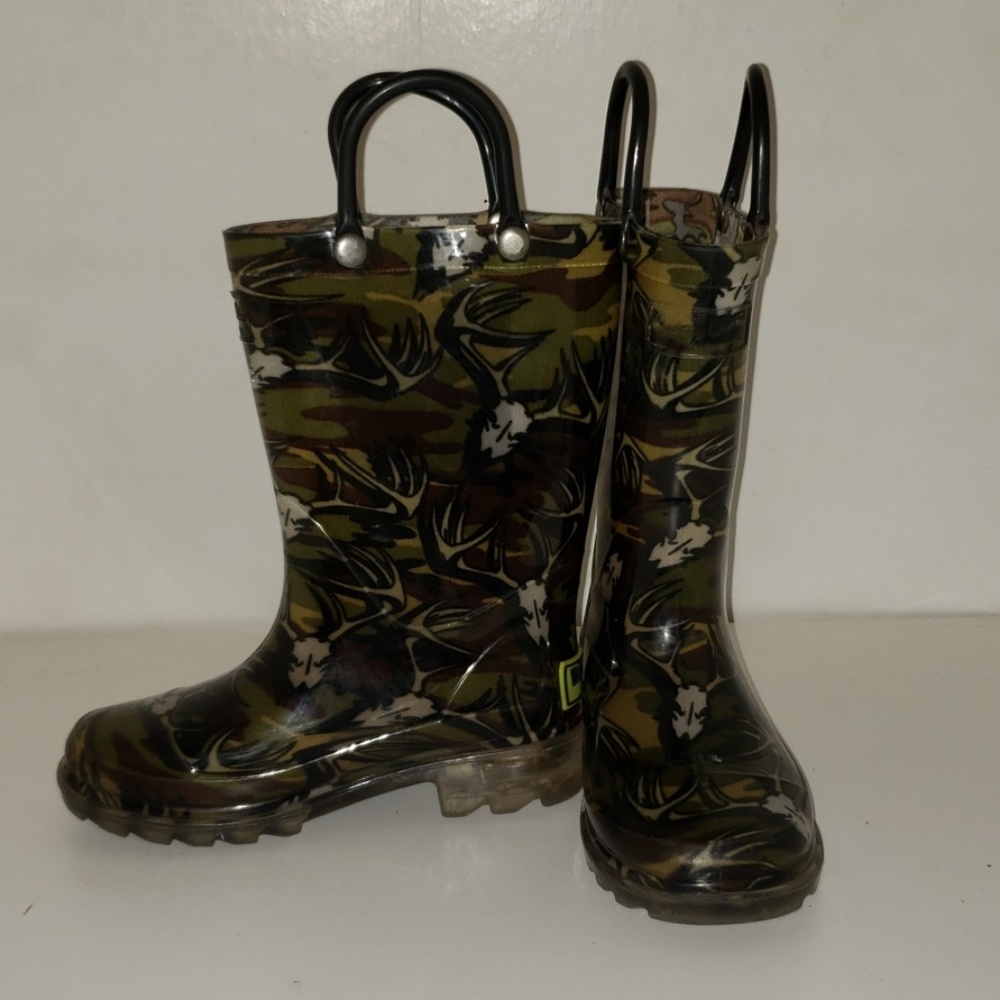 Camo Rubber Rain Boots